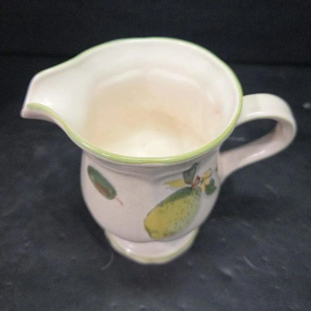 Mikasa Nature's Parade Creamer #F9006‎ , Vintage Floral Design, Footed Tableware